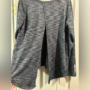 ZYIA long sleeve split back tee